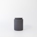 Buddy pet urn. Image of bold garden urn in charcoal.