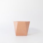 Buddy pet urn. Image of faceted garden urn in terracotta.