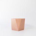 Buddy pet urn. Image of faceted garden urn in terracotta.