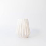 Buddy pet urn. Image of folded origami urn in white.