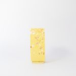 Buddy pet urn. Image of terrazzo square urn in lemon.